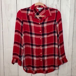 Old Navy Classic Plaid Shit